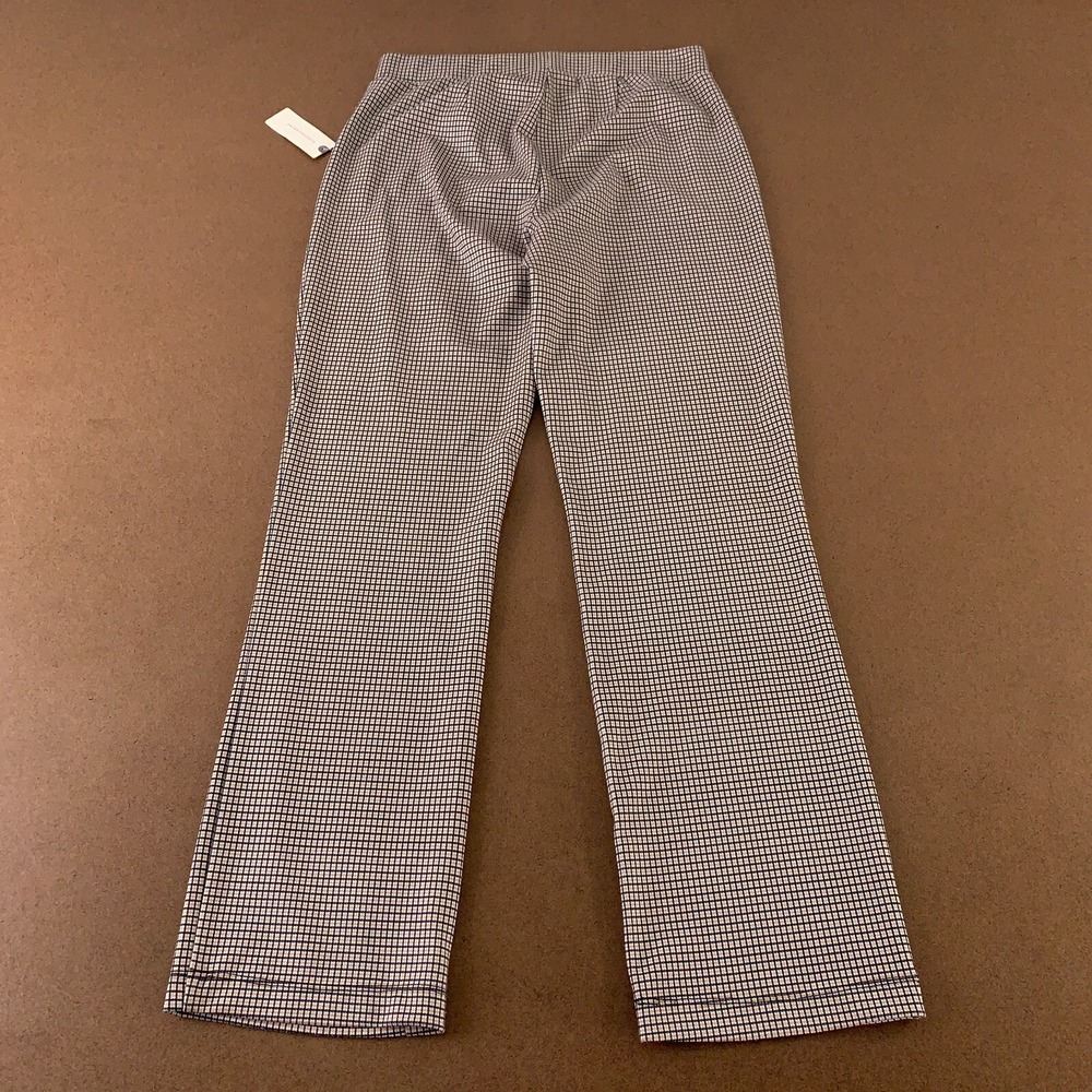 Sanctuary x Anthropologie Womens XS Neutral Check Pull On Flare Leggings NWT - Picture 4 of 10